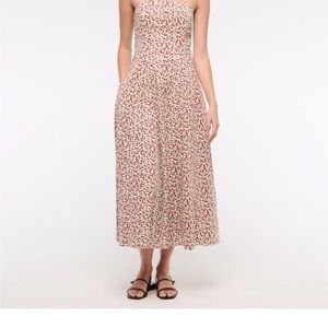 NWT Abercrombie & Fitch Printed Dress - Red and White Strawberry pattern